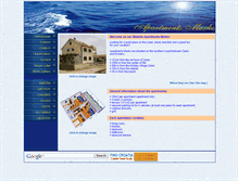 Tablet Screenshot of apartments-marko.com